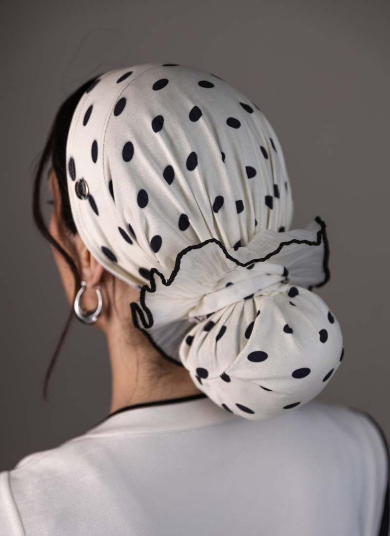 Hair Cover - פרינט נקודות