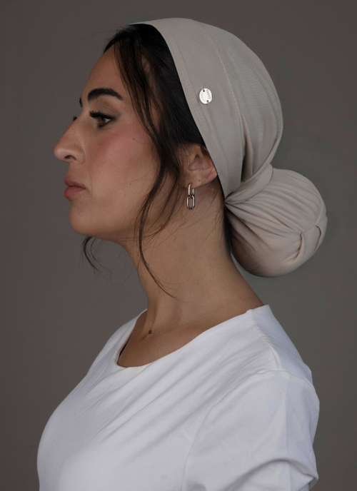 Hair Cover - אפור אבן